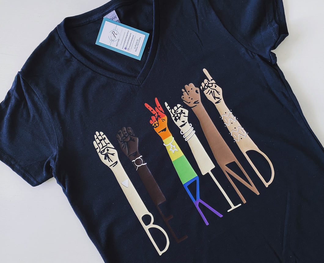 BE KIND: Sign Language and Pride T-shirt
