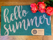 Load image into Gallery viewer, Printed Floor Mat - Hello Summer