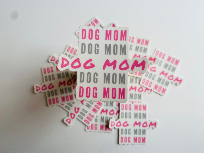 Sticker Dog Mom Repeat