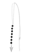 Load image into Gallery viewer, Lava Bead and Arrow Head Diffuser Necklace