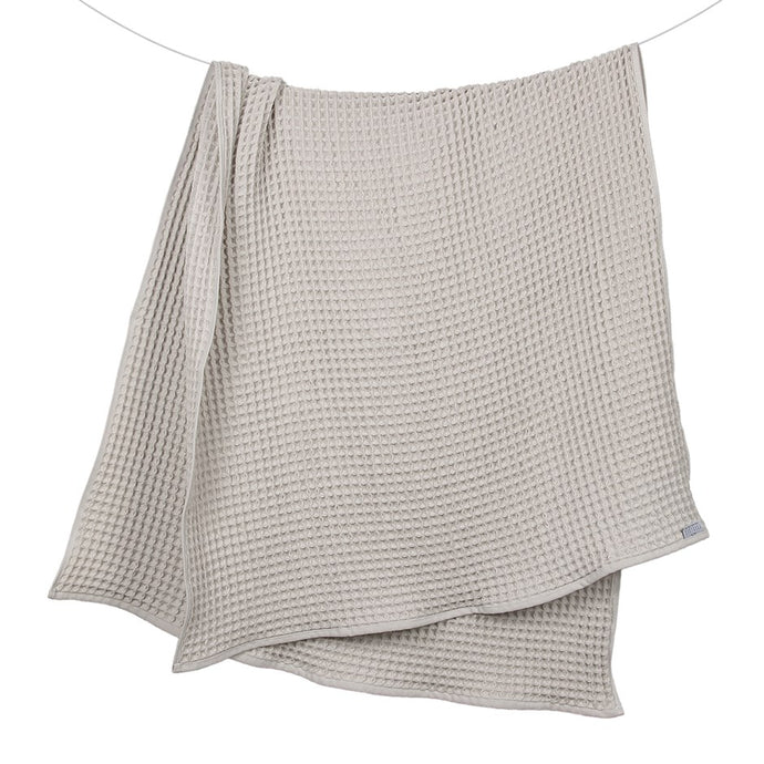 Waffle Towel - Light Grey