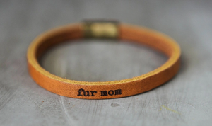 Fur Mom Leather Bracelet