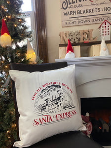 Santa Express Pillow