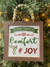 Load image into Gallery viewer, Hanging Christmas Ornament Sign