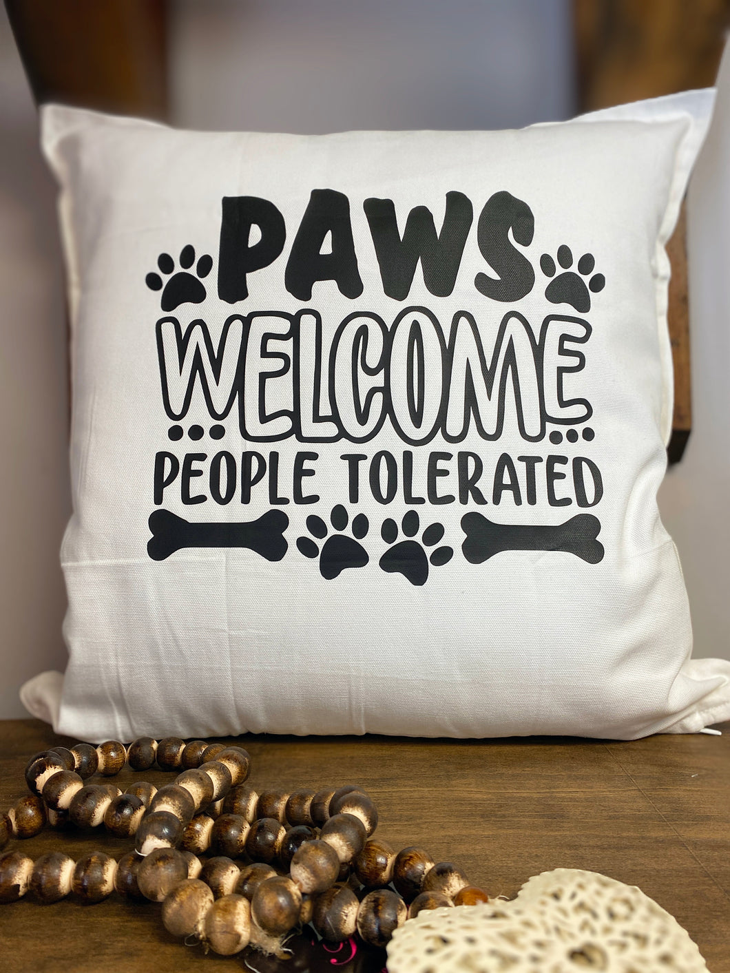 Paws Welcome Pillow