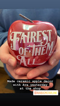 Load image into Gallery viewer, Ceramic Apple Decor - Fairest of Them All