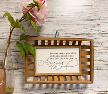 Load image into Gallery viewer, Rectangular Tobacco Basket Sign