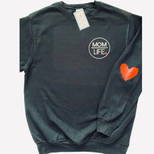 Load image into Gallery viewer, MOM LIFE Crewneck sweatshirt