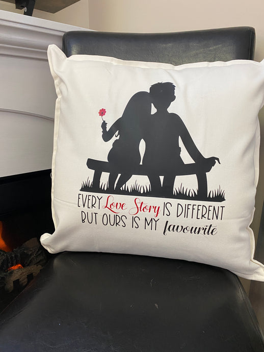 Love Story Pillow