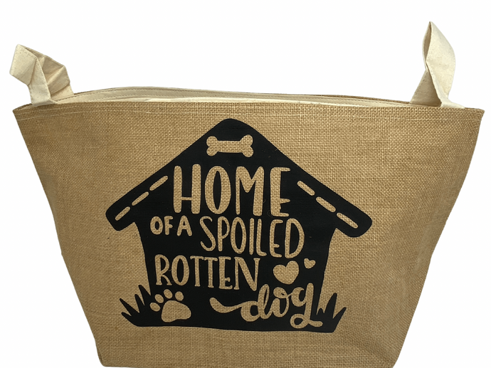 Pet Jute Toy Storage